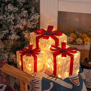 GlowBox – 3-delat LED-presentaskset för juldekorationer 2