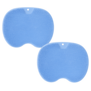 Halkfri Silikon Duschmatta med Massagefunktion – 2-Pack för Avkoppling och Säkerhet 0