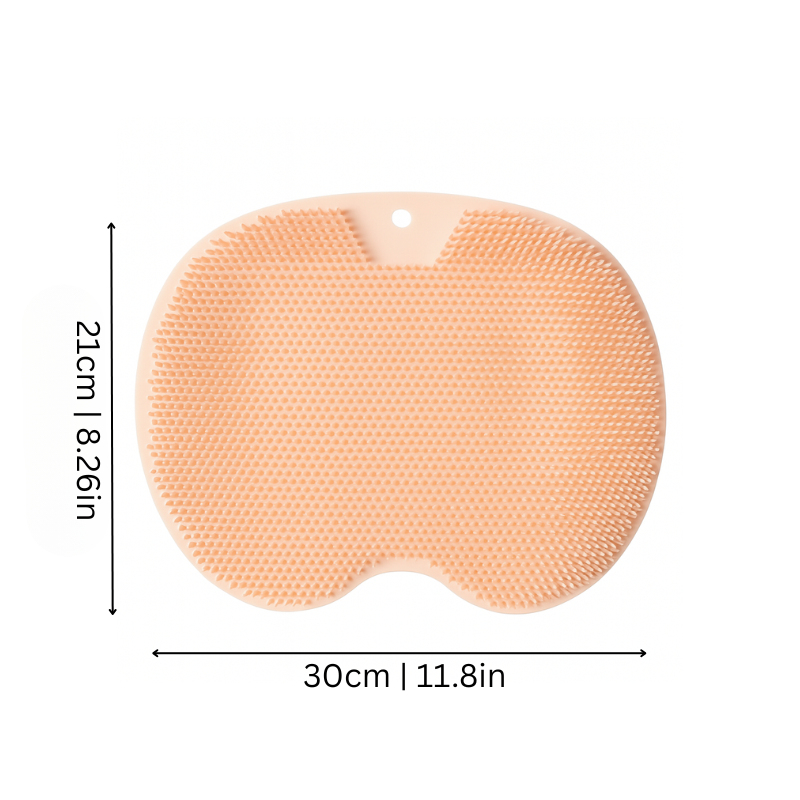 Halkfri Silikon Duschmatta med Massagefunktion – 2-Pack för Avkoppling och Säkerhet 1