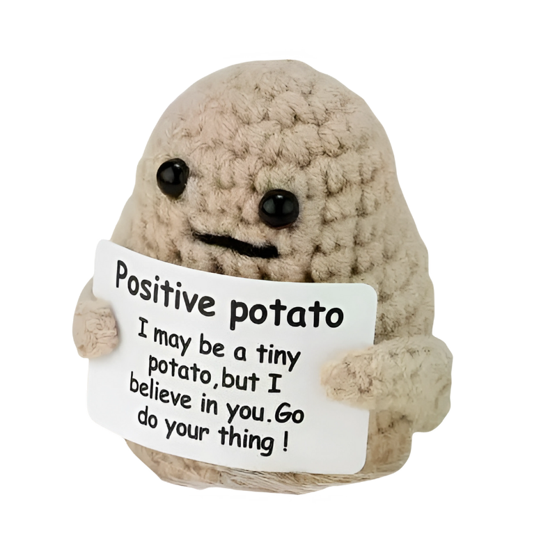 Handgjord Plyschleksak SpudBuddy – Charmig Mini-Docka för Dekoration och Glädje 0