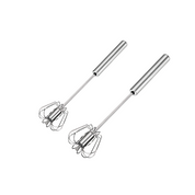 Handmanövrerad Visp i Rostfritt Stål för Fluffiga Resultat – Ergonomisk och Korrosionsbeständig, Lätt att Rengöra 0