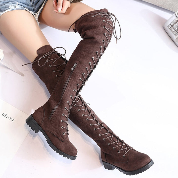 Heidi Knee Boots with Arch Support for Women Stylish Comfortable Fall Footwear 2