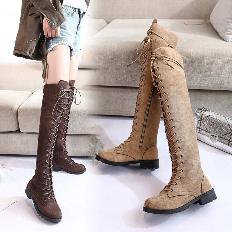 Heidi Knee Boots with Arch Support for Women Stylish Comfortable Fall Footwear 3