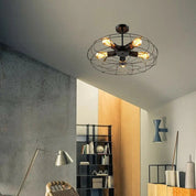 Helia - Retro taklampa i bur 3