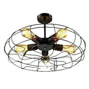 Helia - Retro taklampa i bur 5