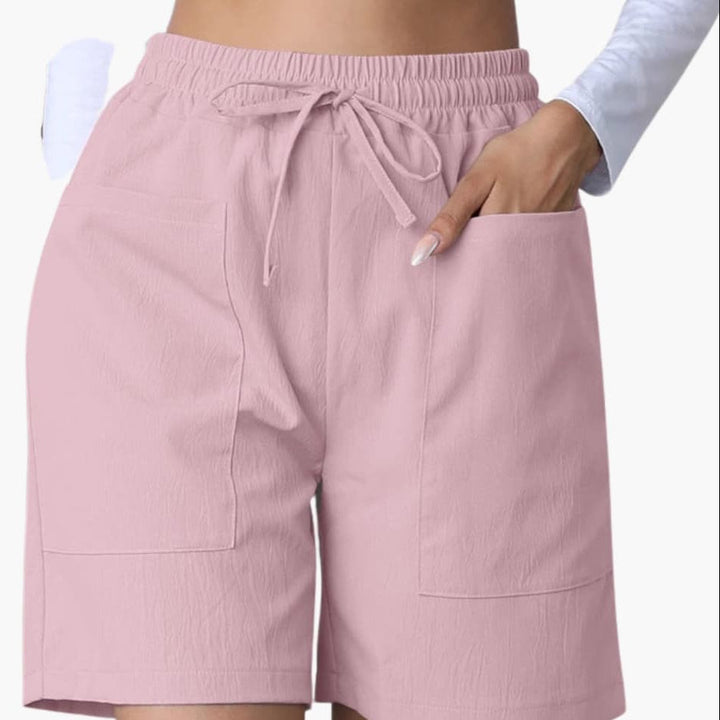 High-Waisted Wide-Leg Shorts for Women with Pockets - Stylish Summer Casual Wear 2