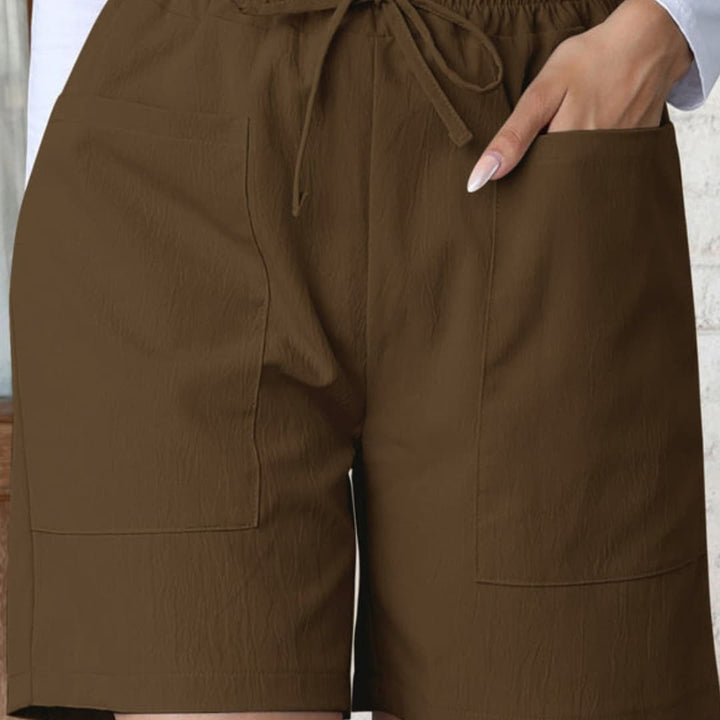 High-Waisted Wide-Leg Shorts for Women with Pockets - Stylish Summer Casual Wear 4