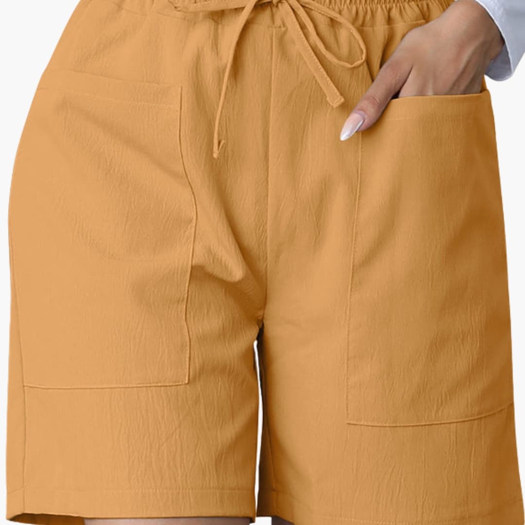 High-Waisted Wide-Leg Shorts for Women with Pockets - Stylish Summer Casual Wear 7