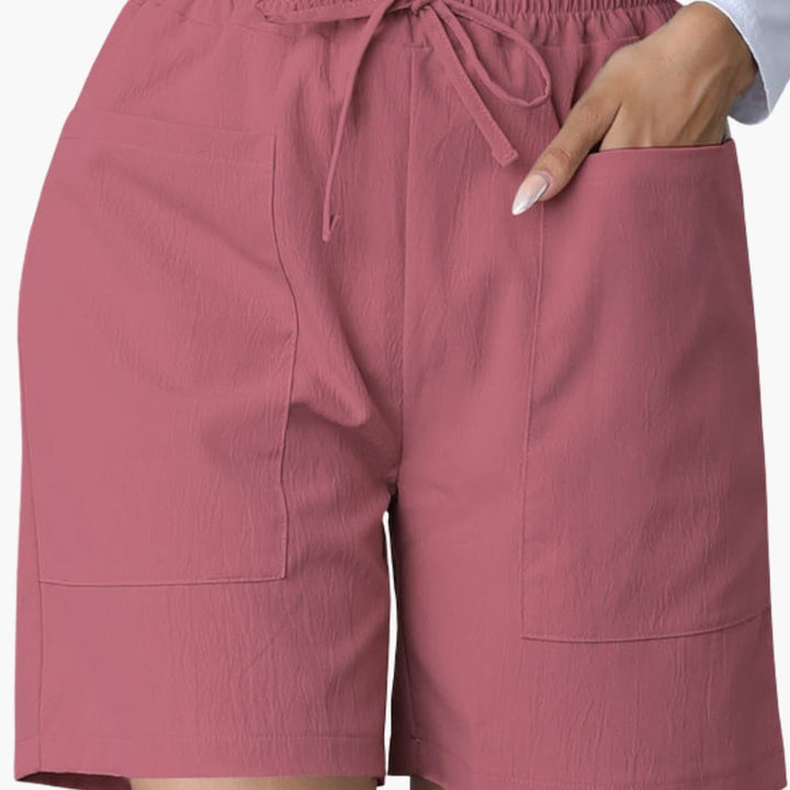 High-Waisted Wide-Leg Shorts for Women with Pockets - Stylish Summer Casual Wear 8