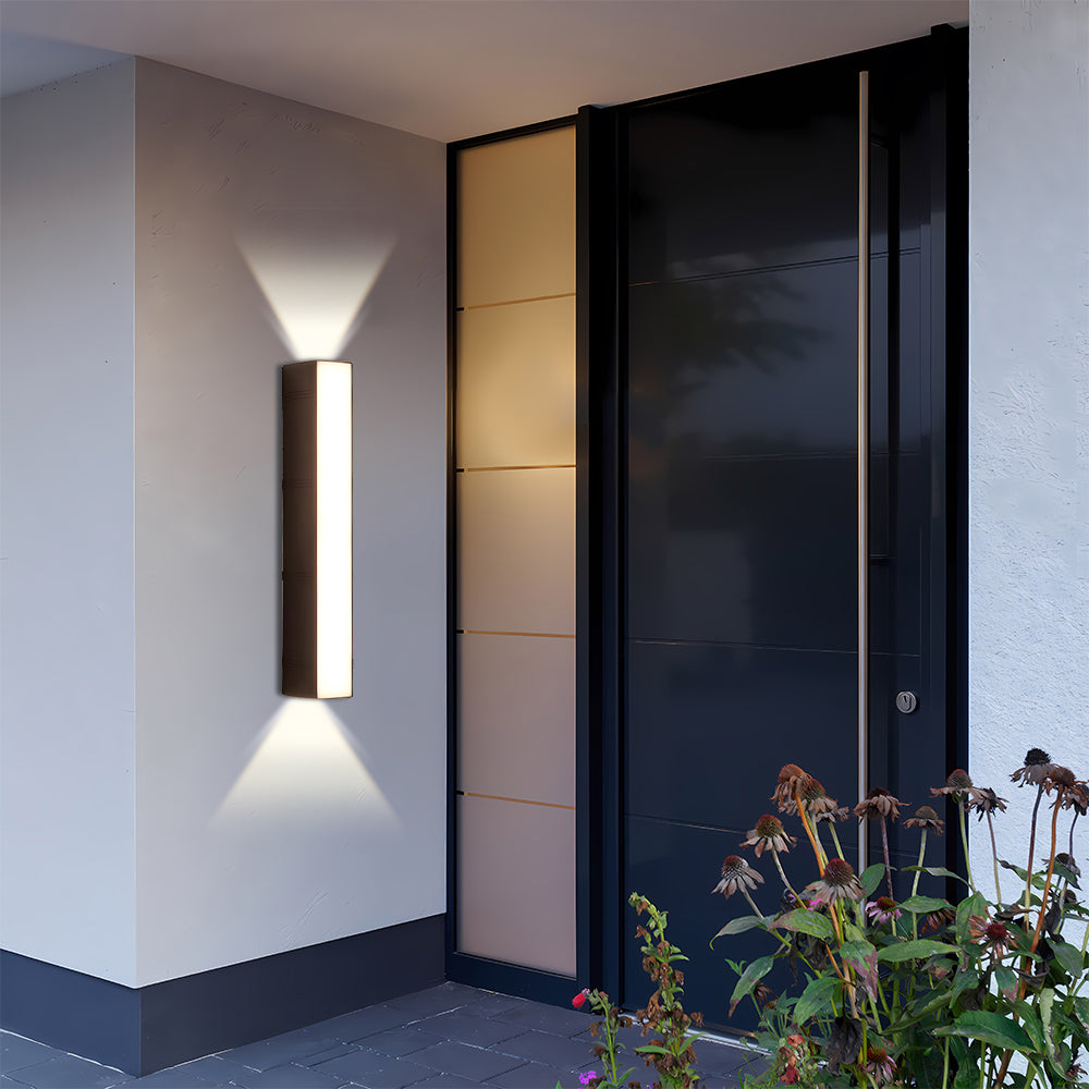 High Lumen Outdoor Wall Light – Weatherproof LED Fixture for Patios, Garages, and Pathways – Modern Black Design 4