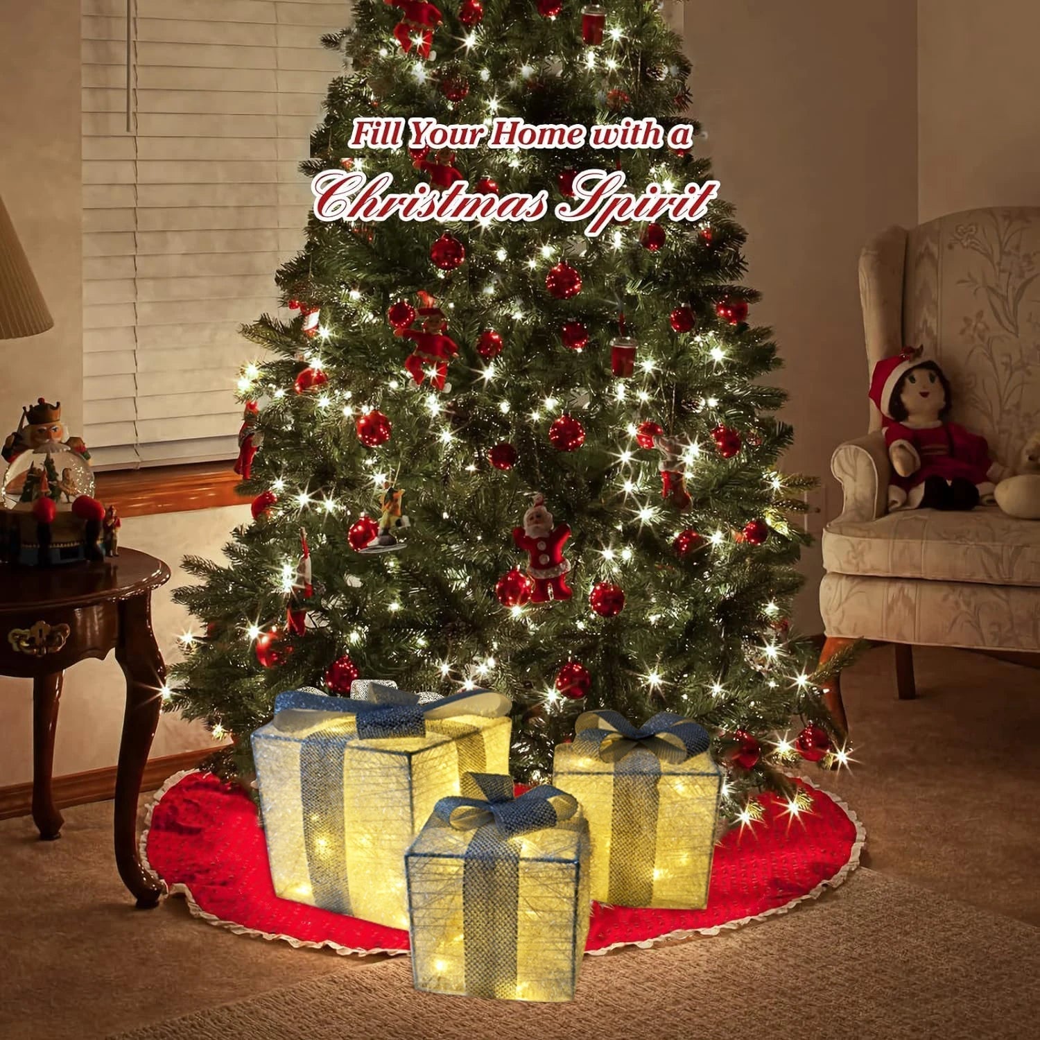 HolidayPresents | LED-presentaskdekorationslampset 3