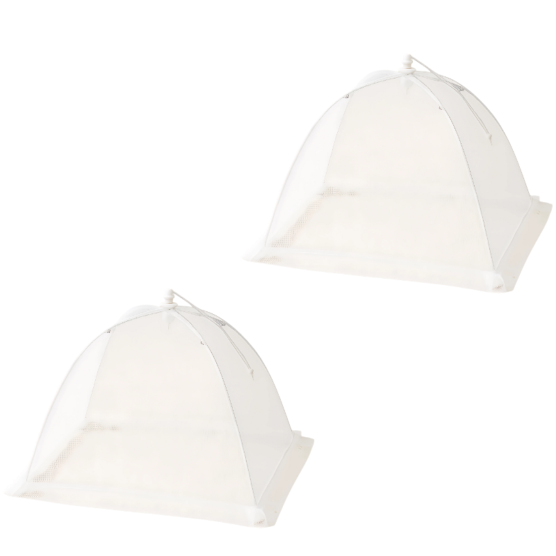 Hopfällbar Nätskärm för Mat – Skyddar Mot Insekter och Damm, Vikbar och Lätt, Perfekt för Utomhusbruk och Camping 0