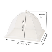 Hopfällbar Nätskärm för Mat – Skyddar Mot Insekter och Damm, Vikbar och Lätt, Perfekt för Utomhusbruk och Camping 1