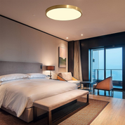 Icho - Ultratunn LED-taklampa guld 1