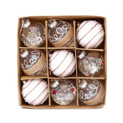 Julgransprydnader | Dekorativa hängande bollar för högtidsdekorationer 1