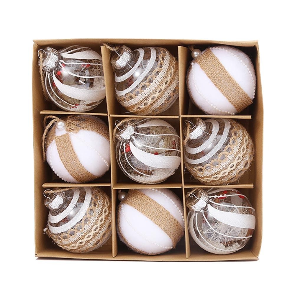 Julgransprydnader | Dekorativa hängande bollar för högtidsdekorationer 3