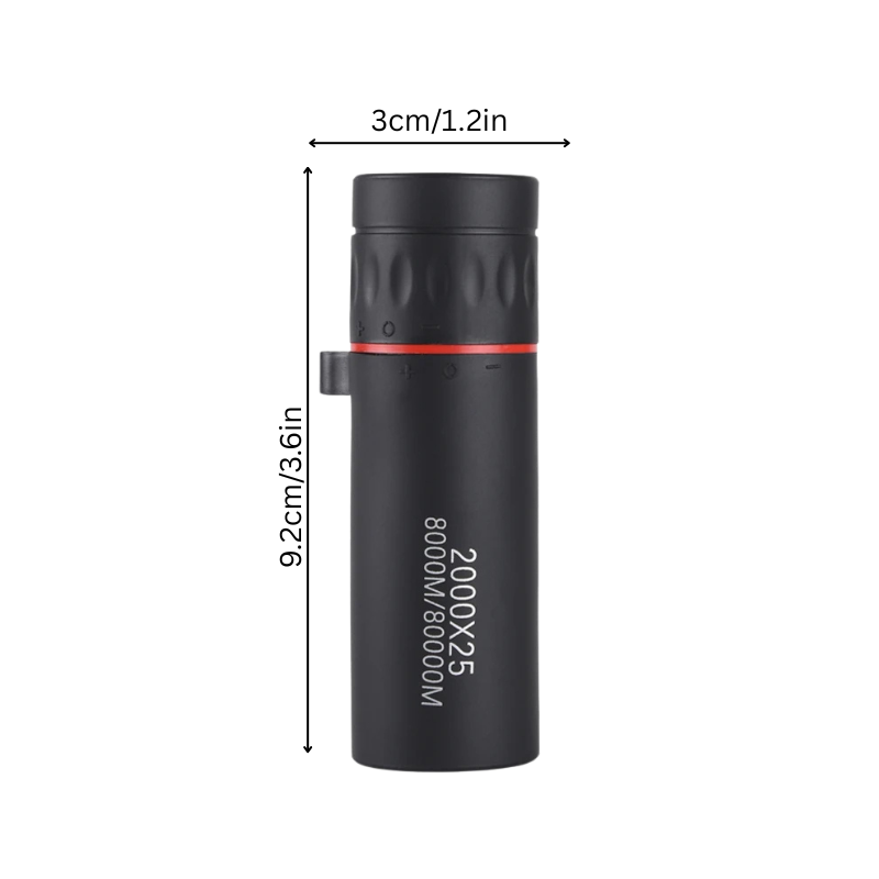 Kompakt HD Teleskop med 2000x25 Förstoring – Perfekt för Vandring och Fågelskådning 1