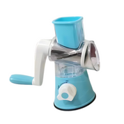 Kompakt SpinChop Köksredskap för Snabb Hackning av Grönsaker – Röd, Blå, Grön, Handsfree Design, ABS och Rostfritt Stål 2