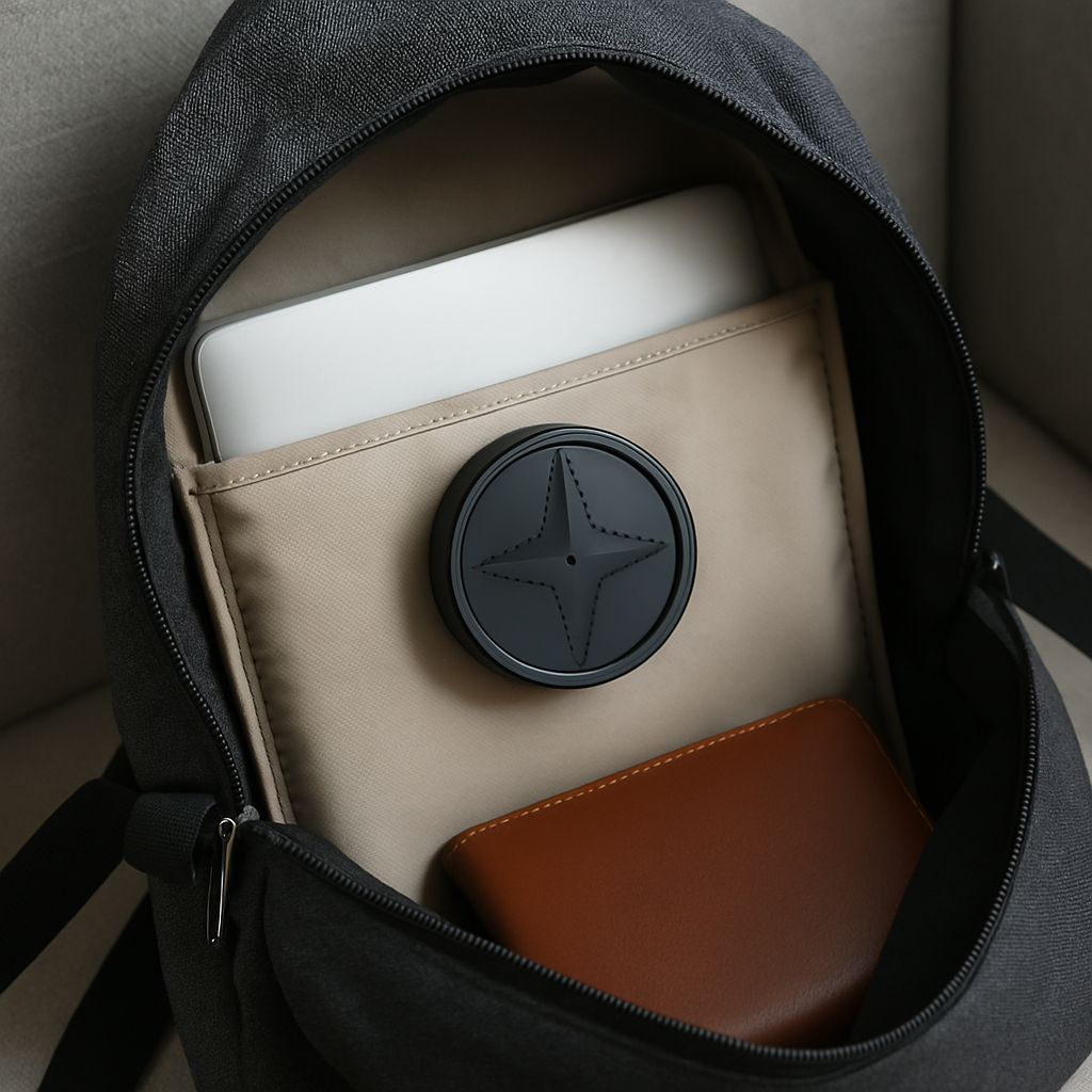 Kompakt magnetisk GPS-spårare – Spårning i realtid för fordon, husdjur och värdesaker – Laddningsbar via USB 2