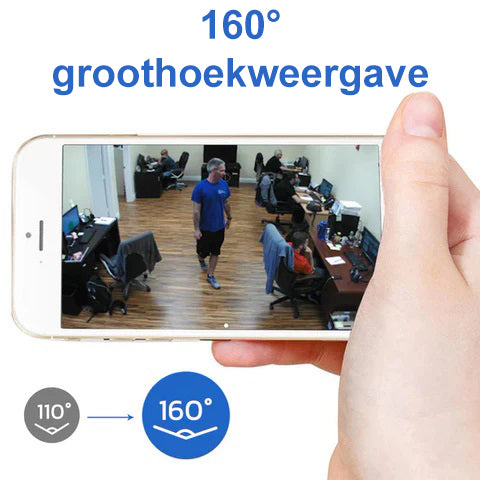 Kompakt trådlös övervakningskamera i Full HD med 160 graders vinkel, mörkerseende och 72 timmars batteritid för hemsäkerhet 4