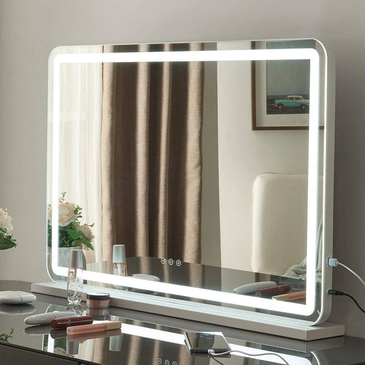 LED Vanity Mirror with Lights - Dimmable Touch Screen Makeup Mirror with 3 Color Modes for Flawless Application 2