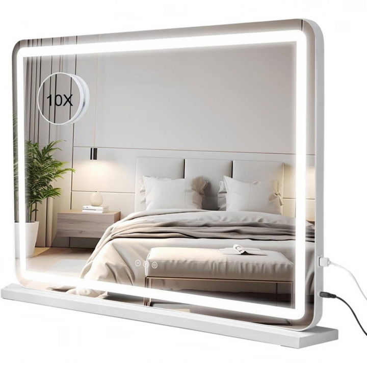 LED Vanity Mirror with Lights - Dimmable Touch Screen Makeup Mirror with 3 Color Modes for Flawless Application 3