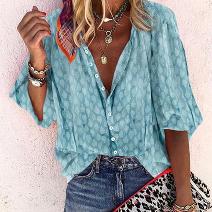 Lightweight Summer Blouse for Women - Trendy and Versatile Style 1