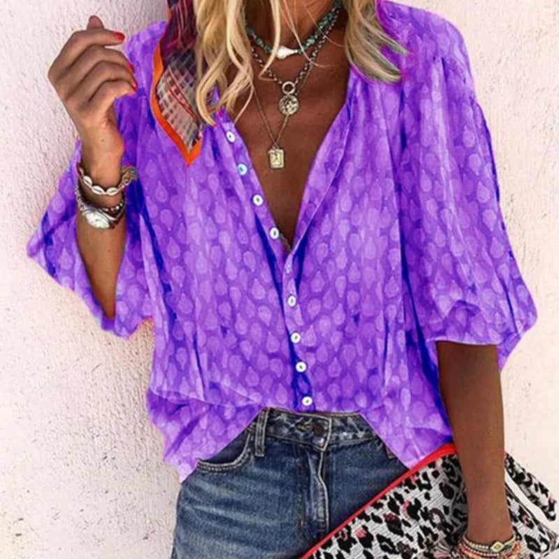 Lightweight Summer Blouse for Women - Trendy and Versatile Style 3