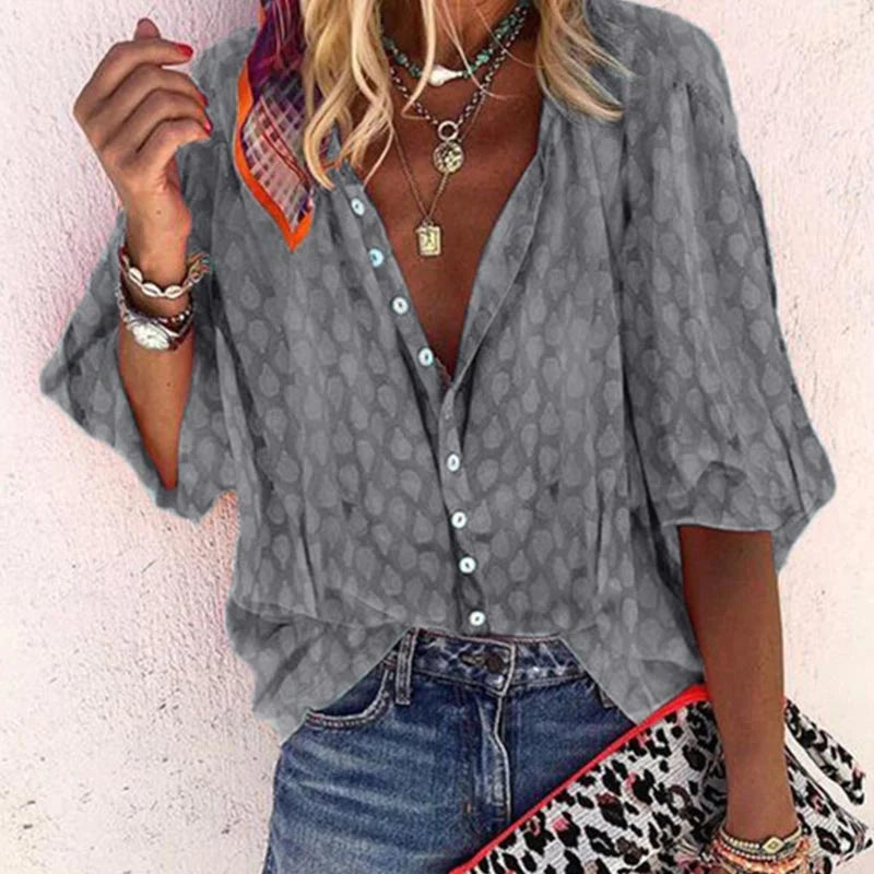 Lightweight Summer Blouse for Women - Trendy and Versatile Style 6