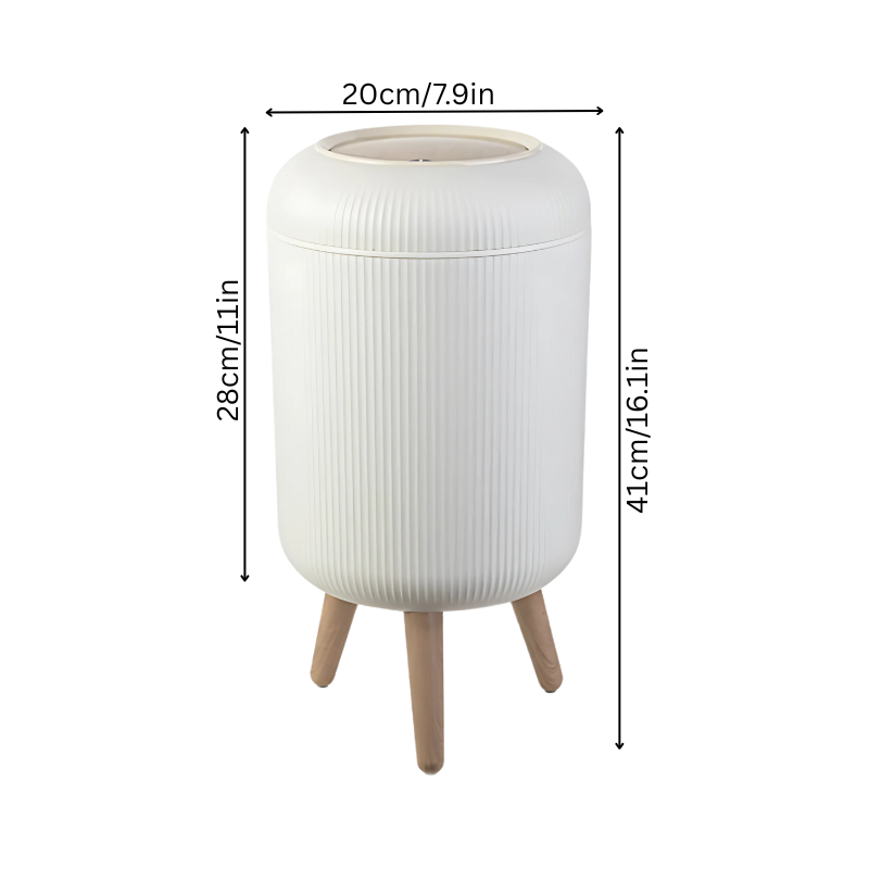 Luktsäker Soptunna med Trycklock – 7L Kapacitet för Hemmet 1