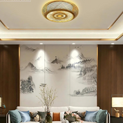 Maelira - Taklampa i naturlig bambu 1