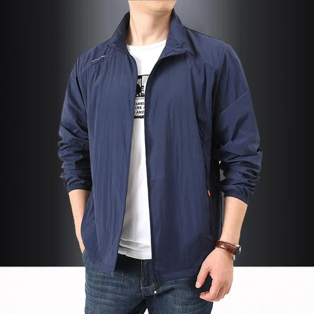 Men's Lightweight Quick-Drying Jacket for Active Outdoor Wear 0