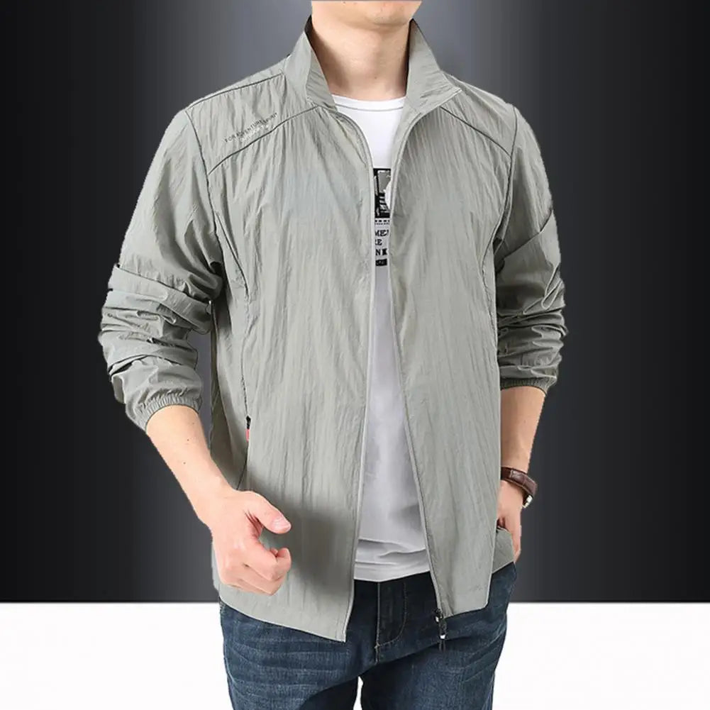 Men's Lightweight Quick-Drying Jacket for Active Outdoor Wear 1