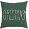MerryCushion – Grönt julkuddfodral med festlig broderi 3