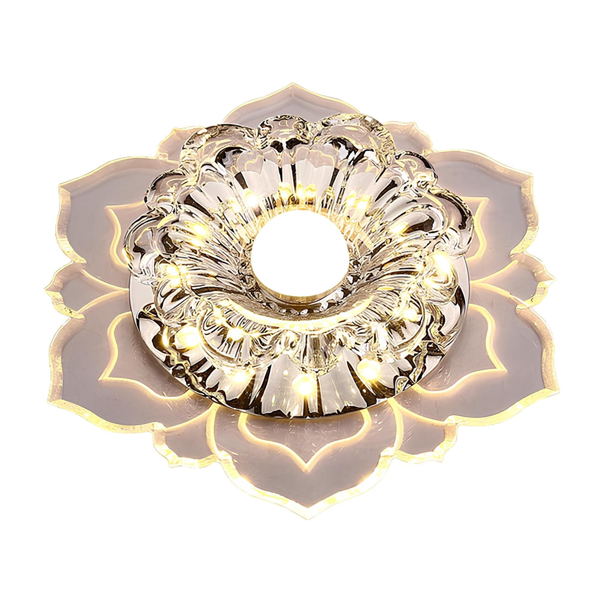 Mirella - Elegant kristall LED-taklampa med modern design 5