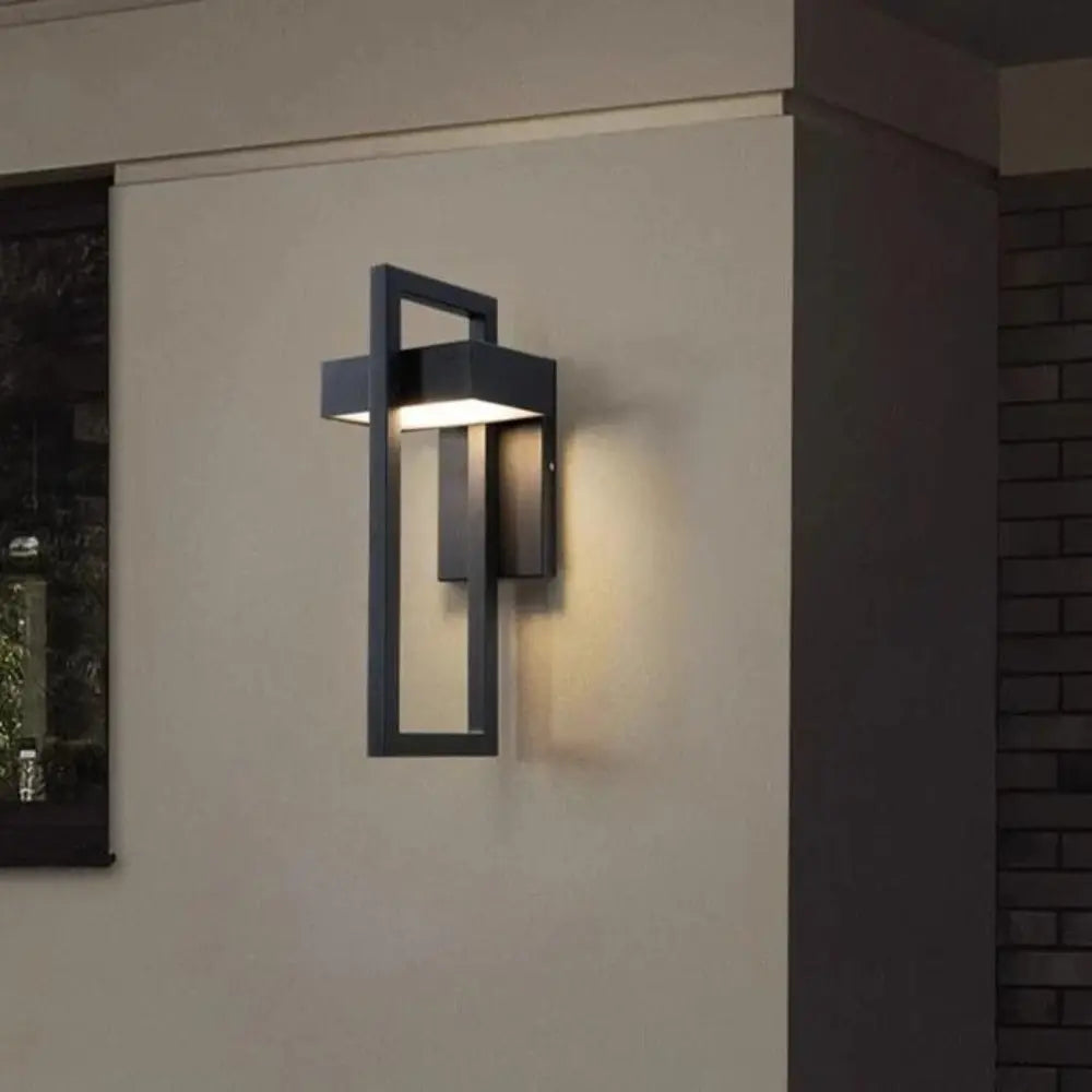 Modern Utomhusvägglampa med Energieffektiv LED – Elegant Design för Trädgård och Uteplats 0