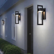Modern Utomhusvägglampa med Energieffektiv LED – Elegant Design för Trädgård och Uteplats 3