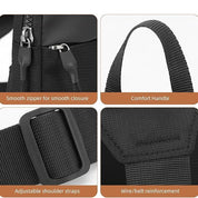 Noah | Vattentät axelremsväska i canvas för resor och vandring 2