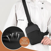 Noah | Vattentät axelremsväska i canvas för resor och vandring 4