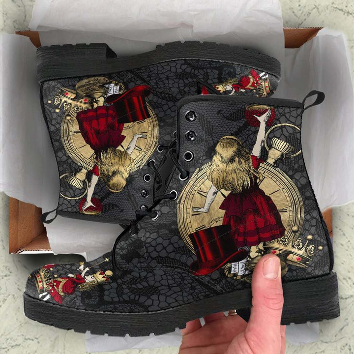 Orthopedic Arch Support Flower Skull Winter Boots for Women 3