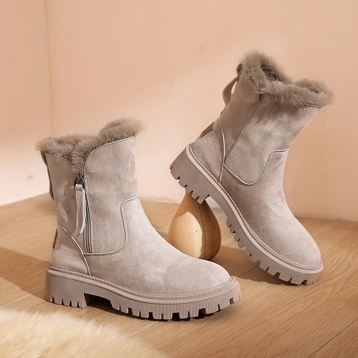 Orthopedic Arch Support Lined Boots for Women Comfortable Winter Footwear 0