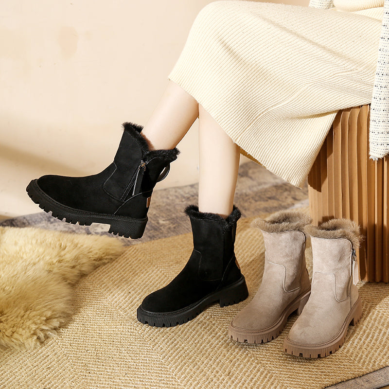 Orthopedic Arch Support Lined Boots for Women Comfortable Winter Footwear 2