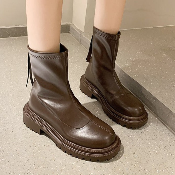 Orthopedic Arch Support Platform Ankle Boots for Women Casual Comfort 6