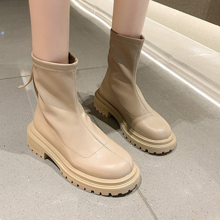 Orthopedic Arch Support Platform Ankle Boots for Women Casual Comfort 9