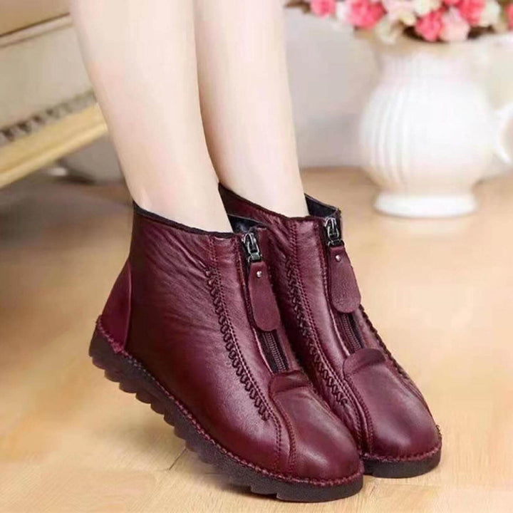 Orthopedic Arch Support Warm Short Boots for Women Comfortable Winter Footwear 7