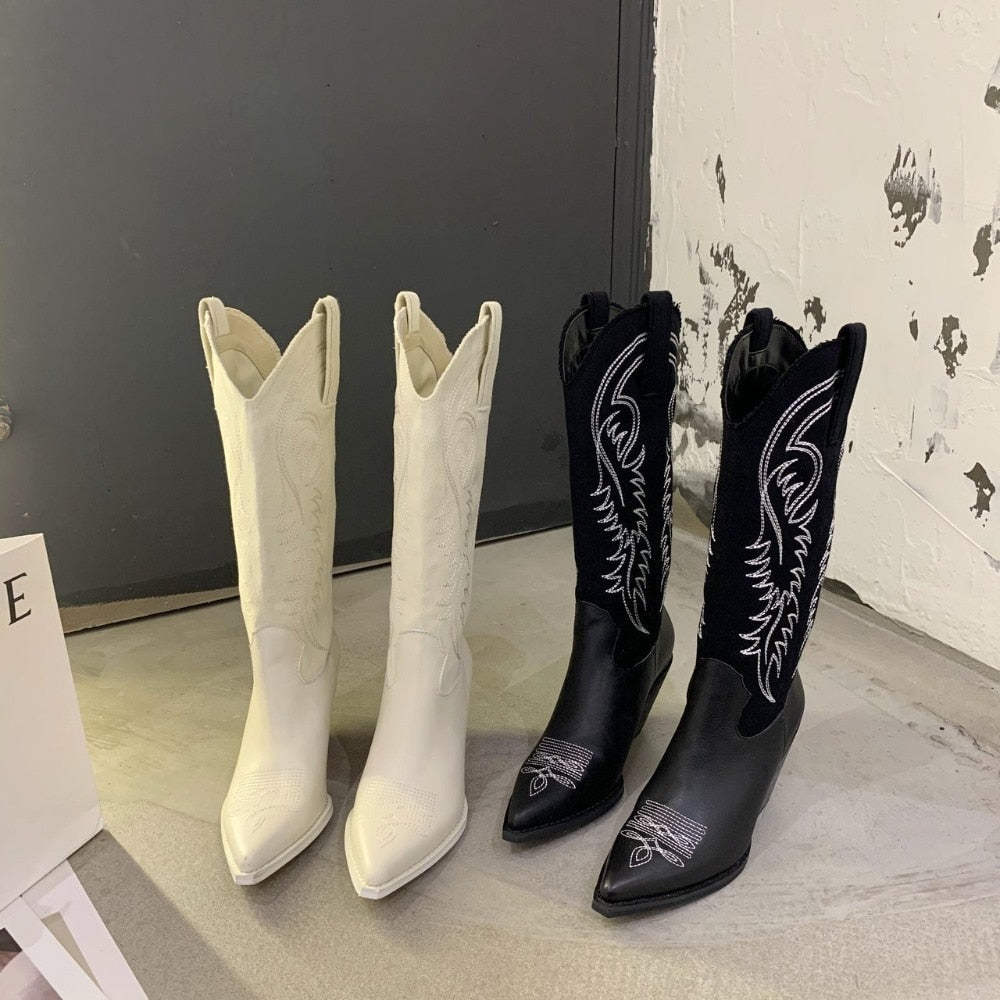 Orthopedic Cassie Cowboy Boots with Arch Support for Women Stylish Fall Footwear 1