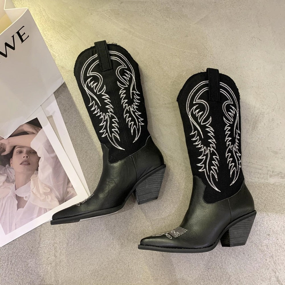 Orthopedic Cassie Cowboy Boots with Arch Support for Women Stylish Fall Footwear 8