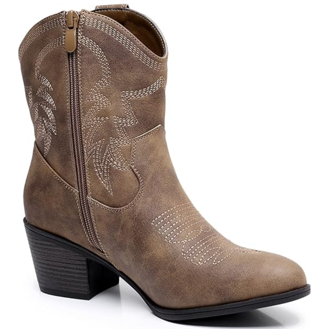 Orthopedic Cowgirl Boots with Arch Support for Women - Stylish Western Boots for Everyday Comfort 2