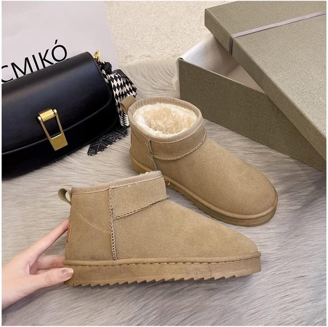 Orthopedic Kaycee Suede Snow Boots with Arch Support for Women 2