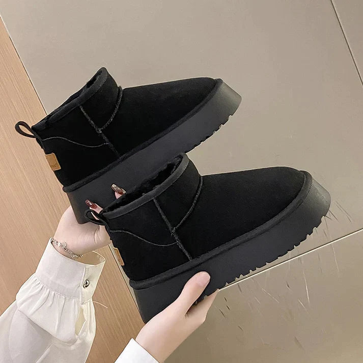Orthopedic Kaycee Suede Snow Boots with Arch Support for Women 3